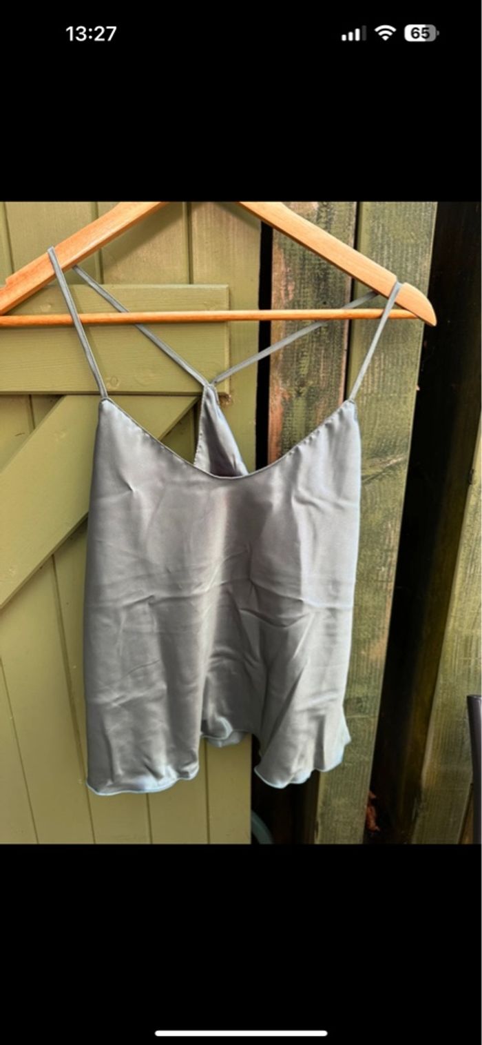 Pyjama et peignoir vert - photo numéro 2