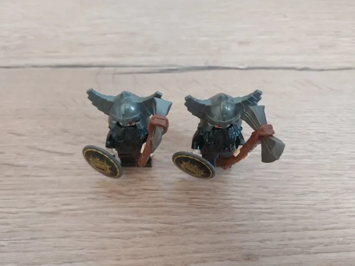 Figurines type lego 2 guerriers nains Warcraft - photo numéro 4