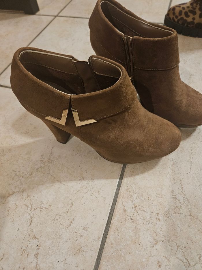 2 paires de chaussures femme taille 39 - photo numéro 2
