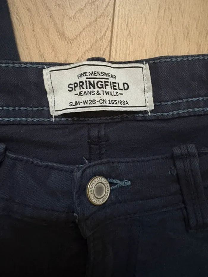 Pantalon slim bleu marine - photo numéro 2