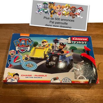 Idée cadeau 🎁 Circuit Pat Patrouille Carrera First double 2m90 de circuit avec sa boîte