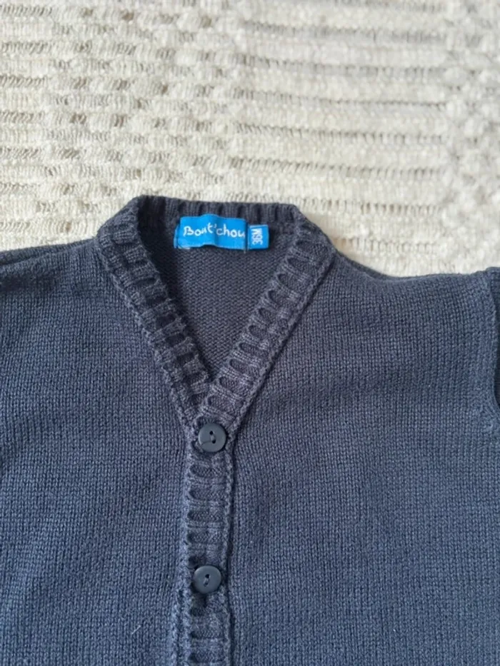 Gilet bleu marine 3 ans - photo numéro 3