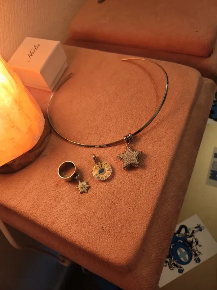 Ensemble collier bague