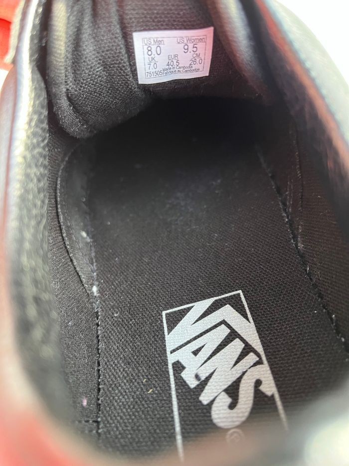 Vans old skool cuir noir - photo numéro 6