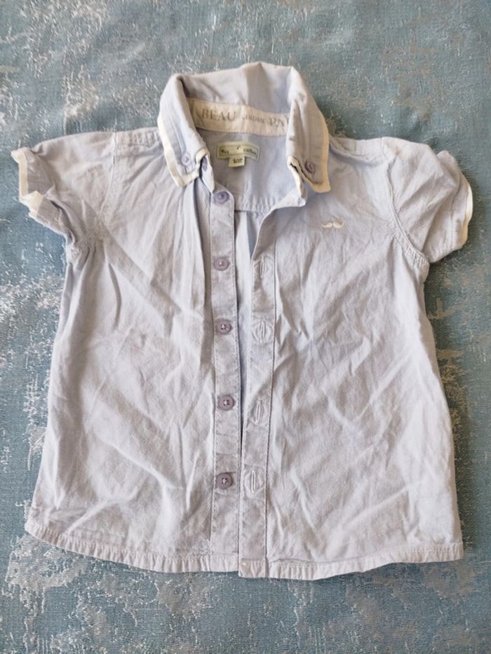 Chemise garçon manche courte