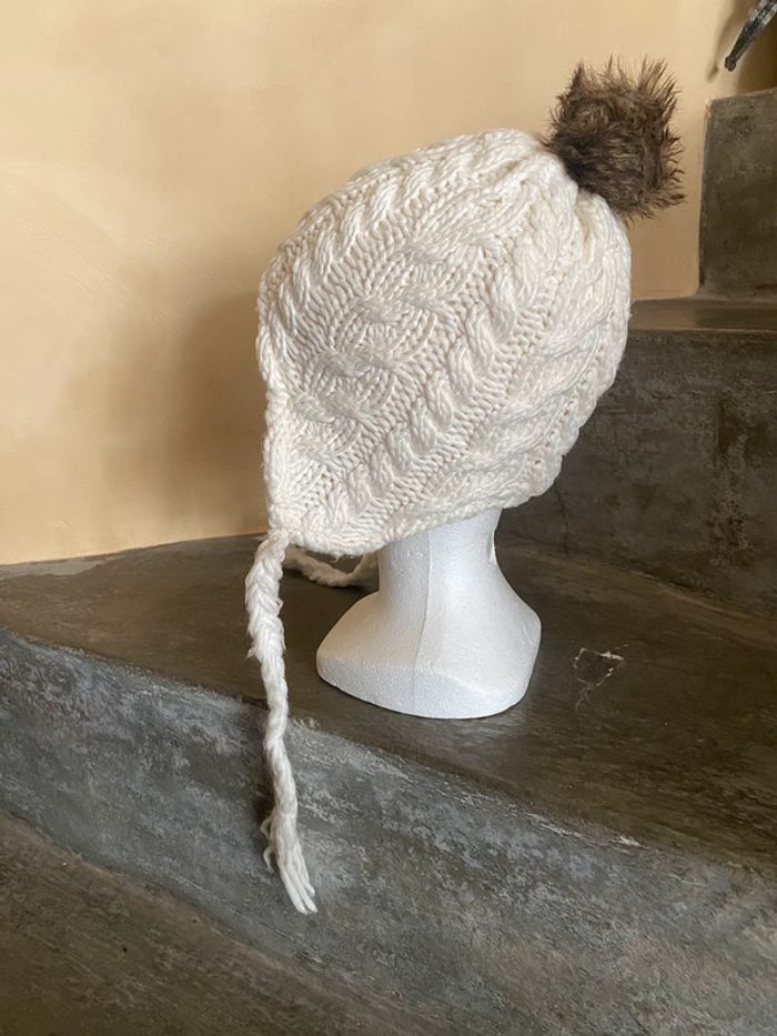 Bonnet chapka blanc Tex 8/12ans - photo numéro 5