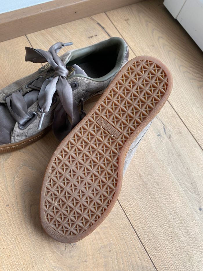 puma basse verte kaki - photo numéro 3