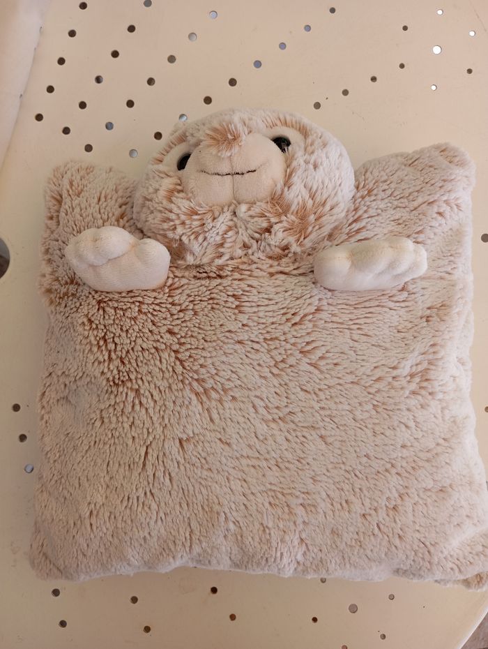 Peluche range pyjama/coussin lapin - photo numéro 3