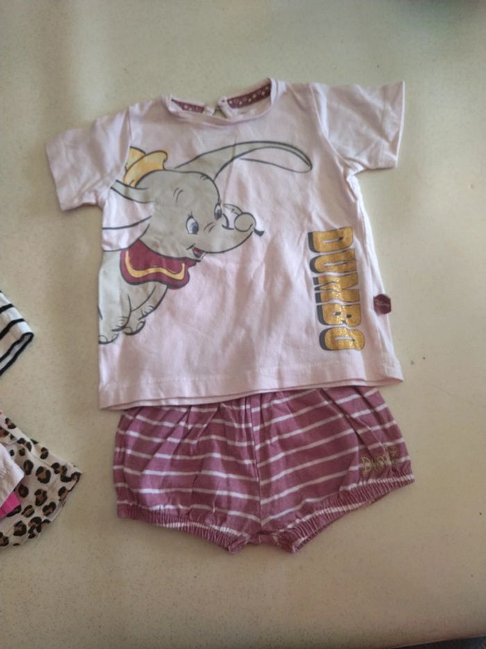 Lot de 6 vêtements bébé fille de 6/9 mois - photo numéro 2