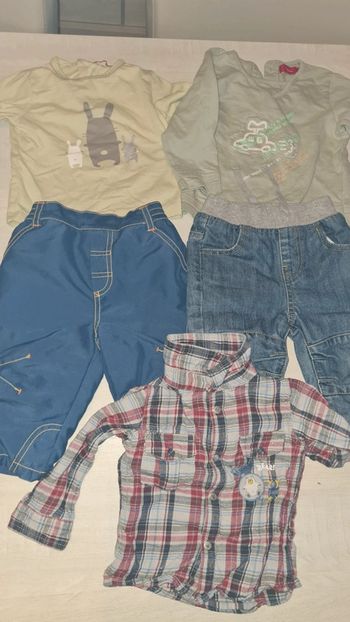 Lot 2 pantalon 3 haut