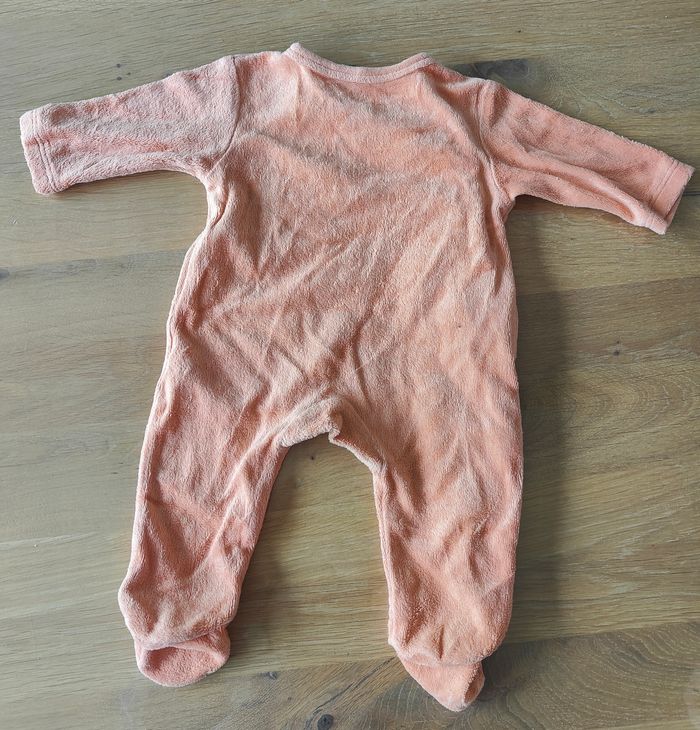 Pyjama orange tigre taille 1 mois - photo numéro 2