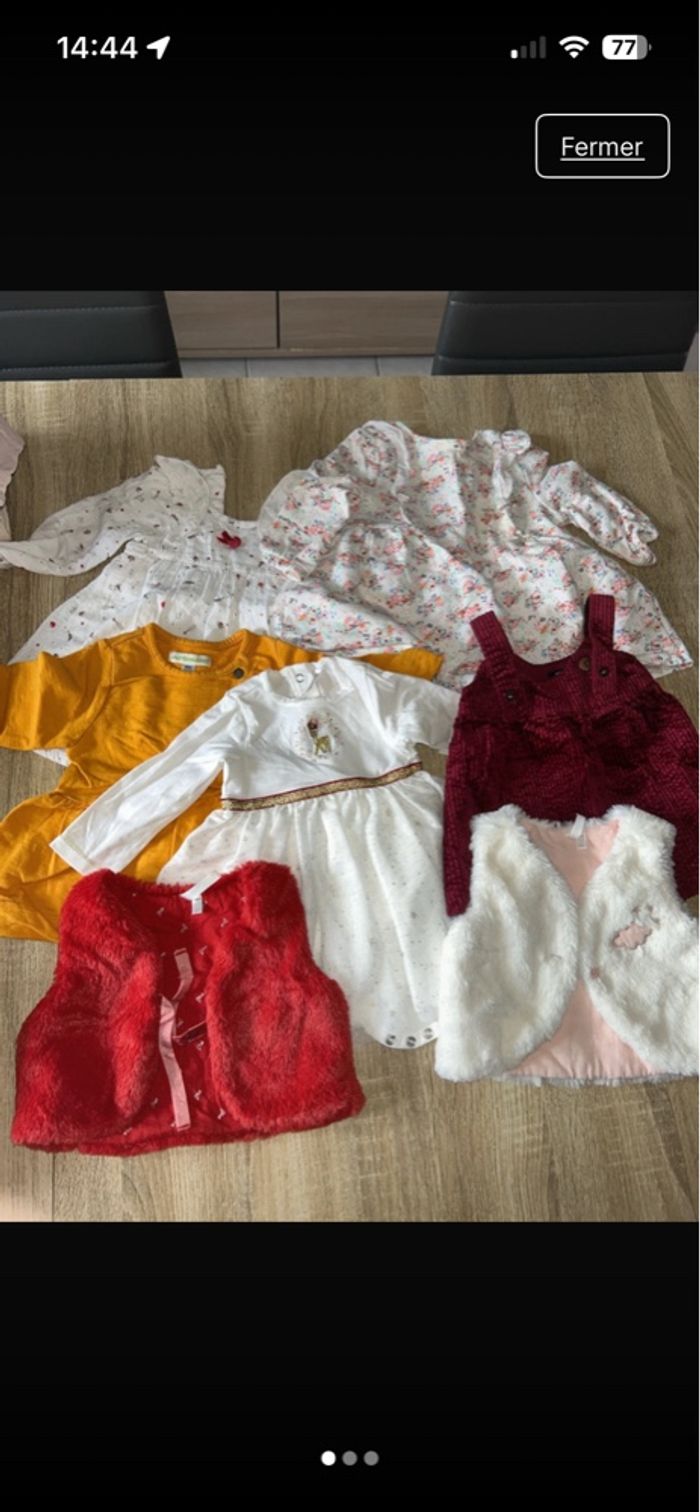 Robe bébé 3 mois et deux gilet - photo numéro 2