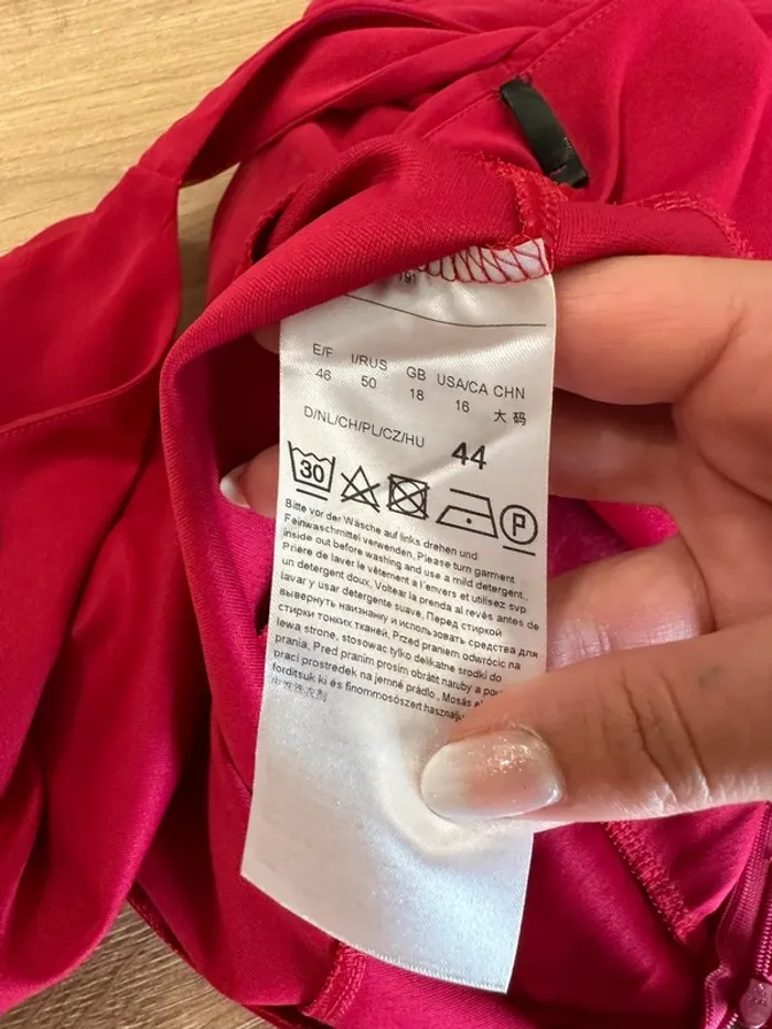 Robe Vera Mont rose fuschia taille 44 - photo numéro 4