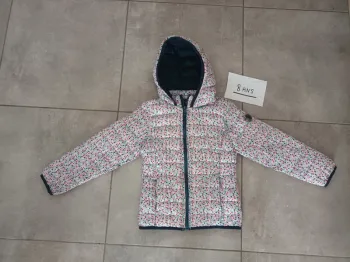 Manteau fleuri 8 ans Okaïdi