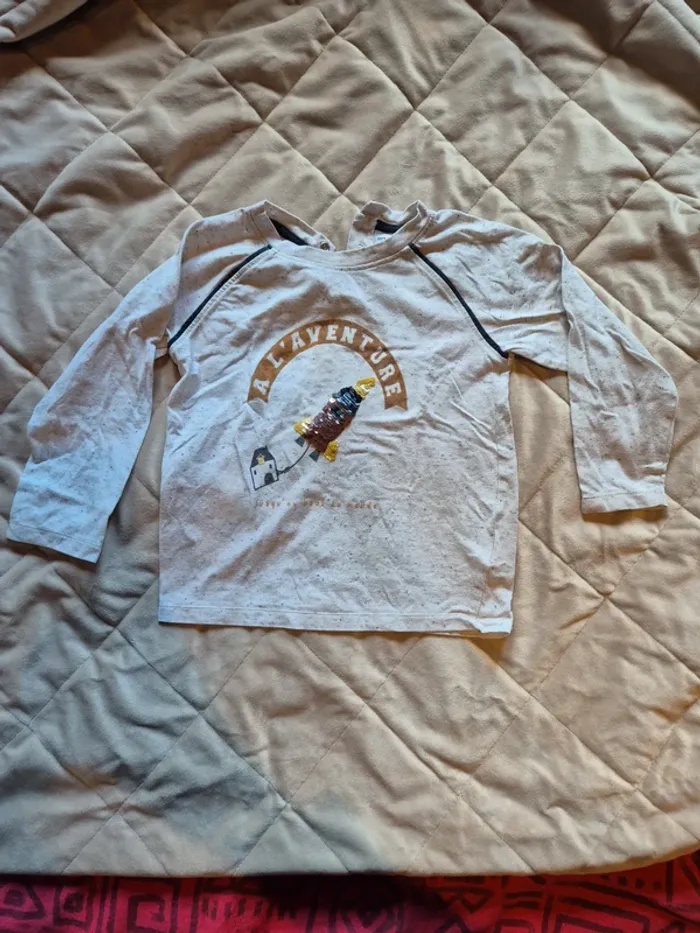 Pull fusée à l’aventure garçon