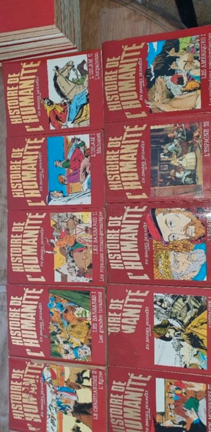 Lot 42 L'histoire De L'humanité En Bande Dessinée Collection France - photo numéro 5