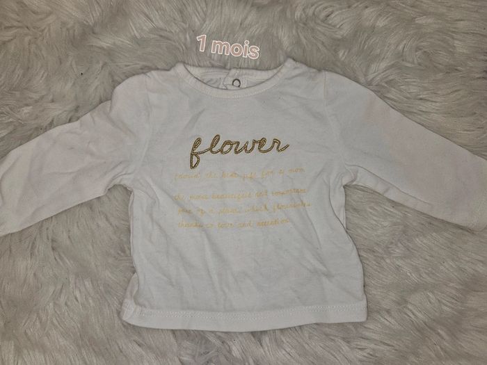 T-shirt bébé 1 mois – Kiabi Eco-conception
