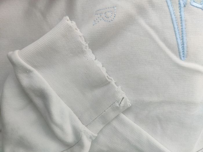 Sweat à capuche blanc Nike en bleu - photo numéro 4