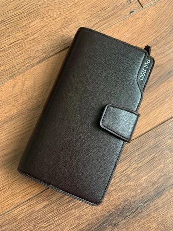 Portefeuille marron cuir neuf