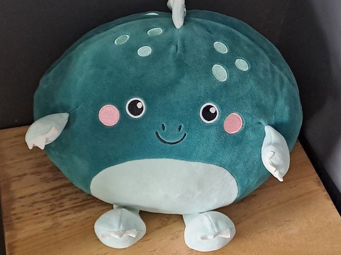 Gris poisson dino tout doux - photo numéro 2
