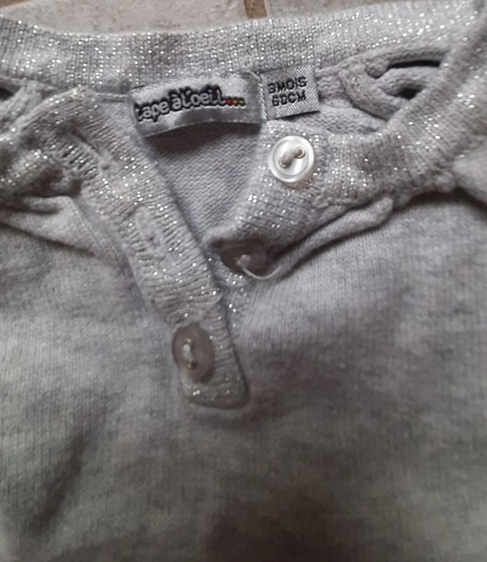 Pull fille tape à l'œil 3mois - photo numéro 2