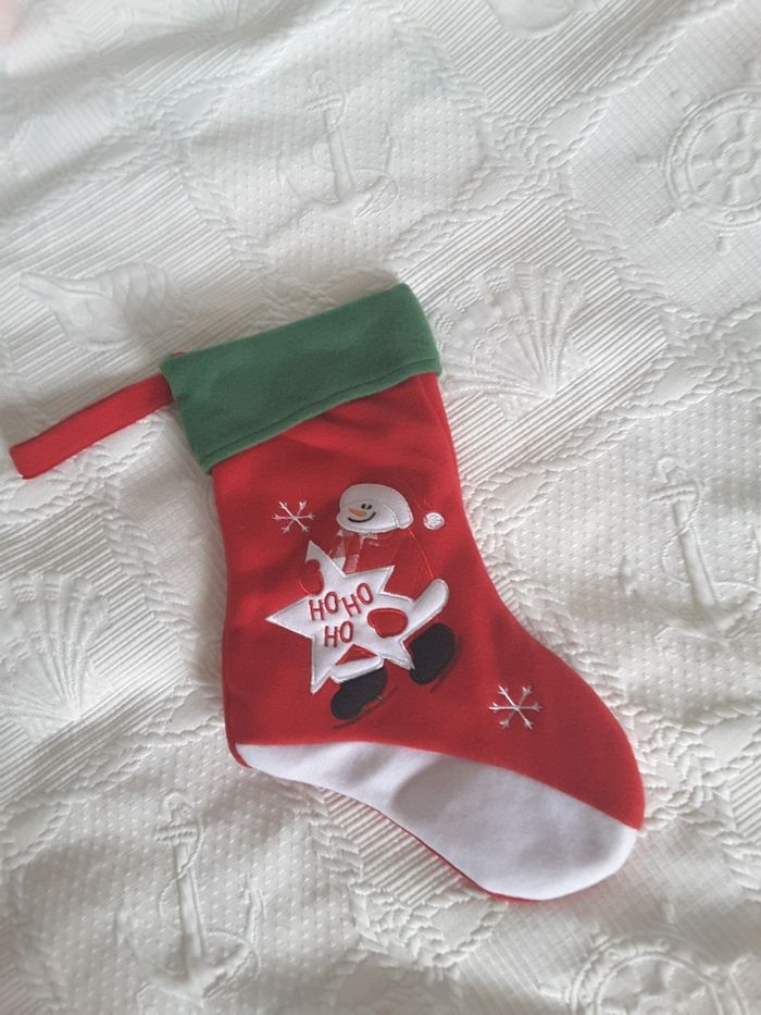 Chaussette de noël neuve - photo numéro 2