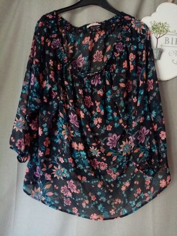Blouse ete fleurie