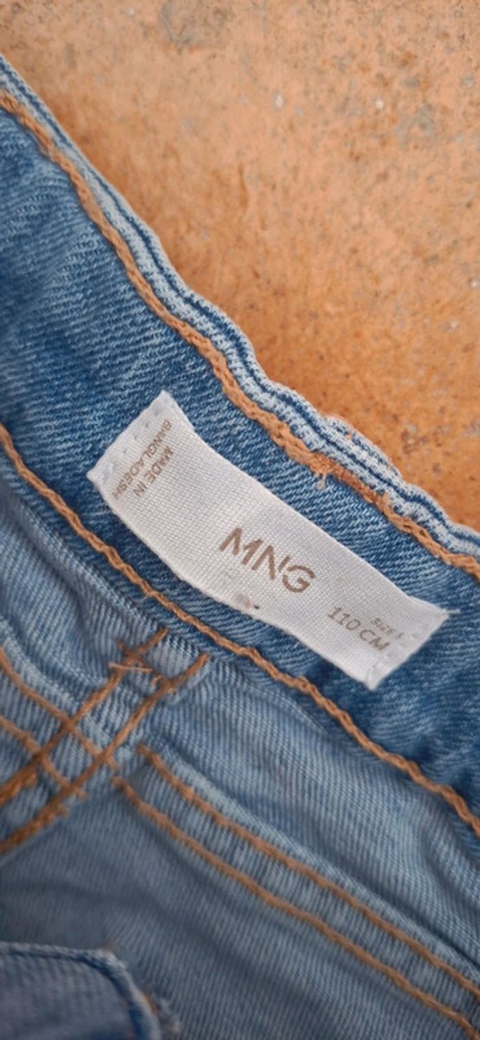 Jupe en denim Mango kids - Neuve - parfaite en tenue de rentrée - photo numéro 3