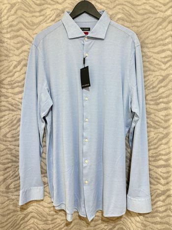 Roy Robson - Chemise unie, Bleu clair, taille XXL