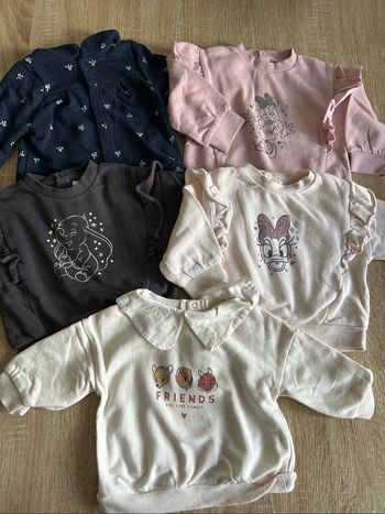 Lot pull Disney et 1 veste obaibi