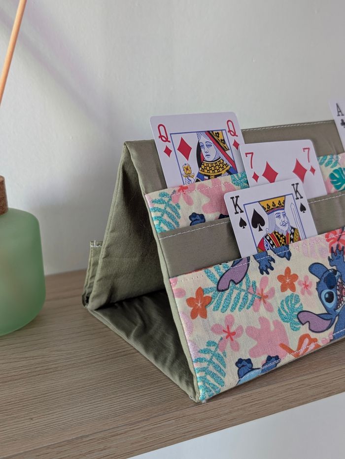 Porte cartes de jeu modèle stitch - photo numéro 5