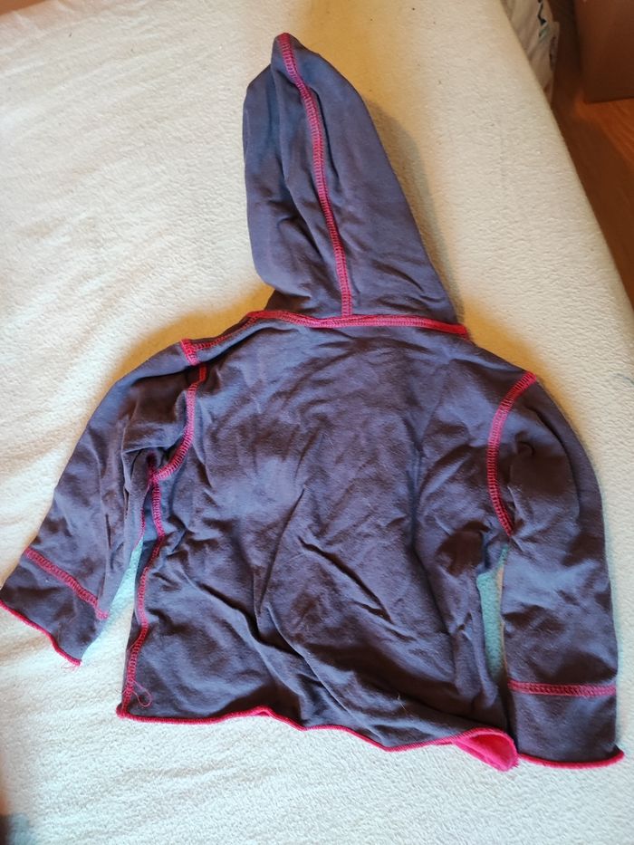 Pull capuche léger 6 mois DPAM - photo numéro 3