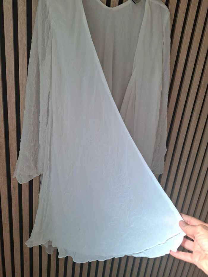 Veste longue blanche Mais il est où le soleil ? T 40 - photo numéro 12