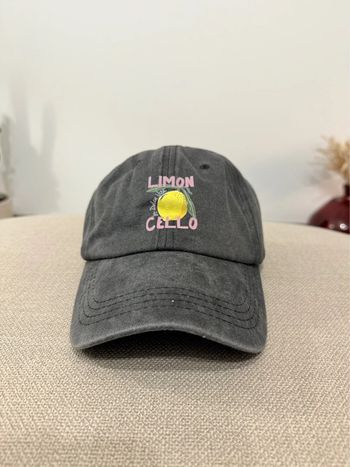 Casquette unisexe motif citron