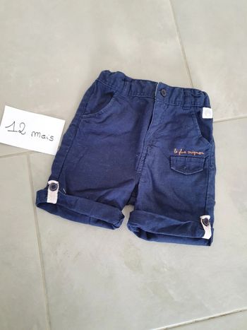 Short 12 mois 1 an