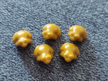 Lot 5 grenouilles dorées Lego - en parfait état - vrai Lego