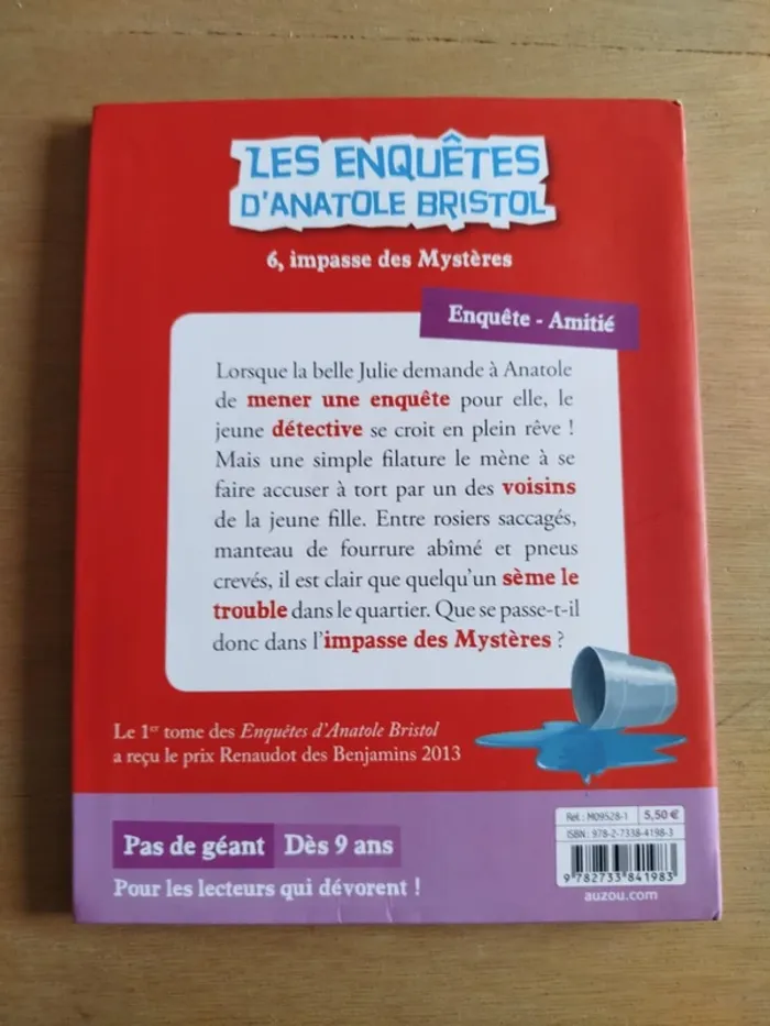 roman "Les enquêtes d'Anatole Bristol" tome 6 - photo numéro 2