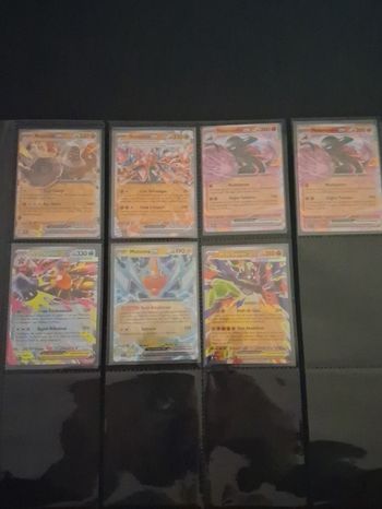 Lot ou Unité - 7 Cartes Pokémon EX