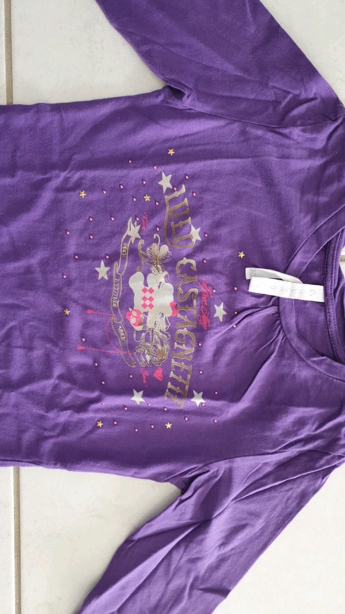 T-shirt ML fille Lulu Castagnette 10 ans ch7 - photo numéro 3
