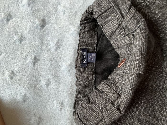 pantalon doublé gris et noir taille réglable 3 mois kiabi - photo numéro 7