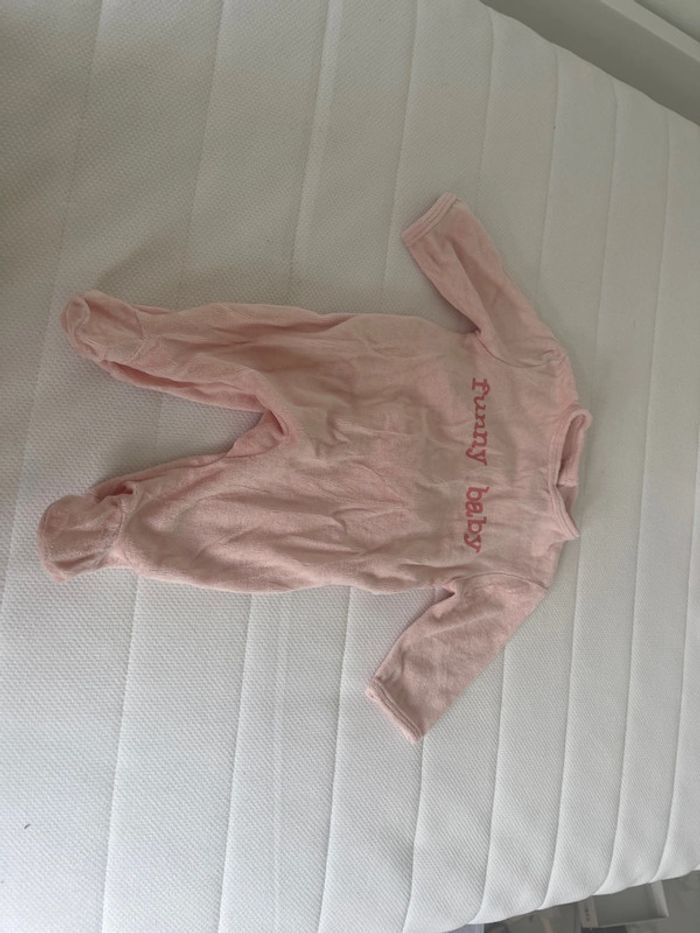 Pyjama velours Kiabi 1 mois