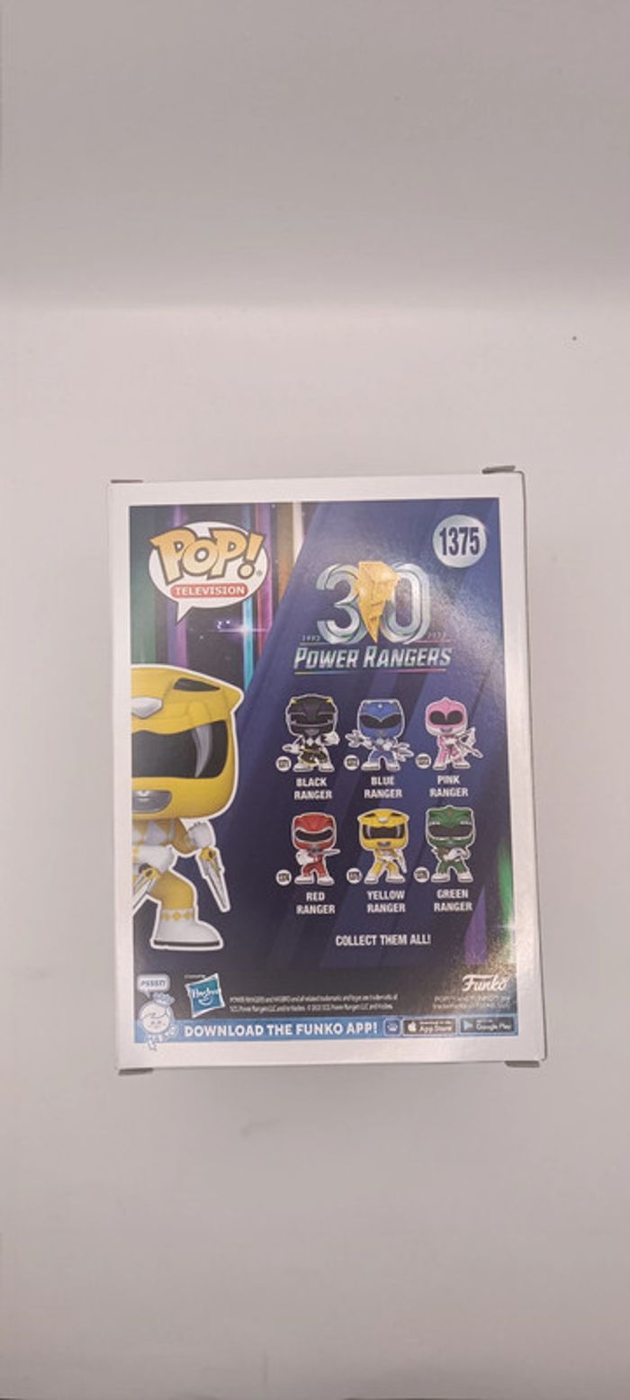 Funko pop : Power ranger 1375 - yellow ranger - photo numéro 3