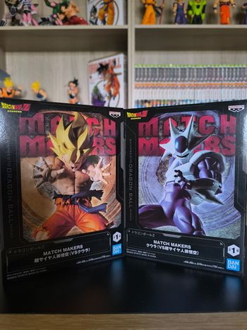 Figurines Super Saiyan Son Goku & Cooler – Dragon Ball Z – Match Makers – Banpresto – Officielles Im