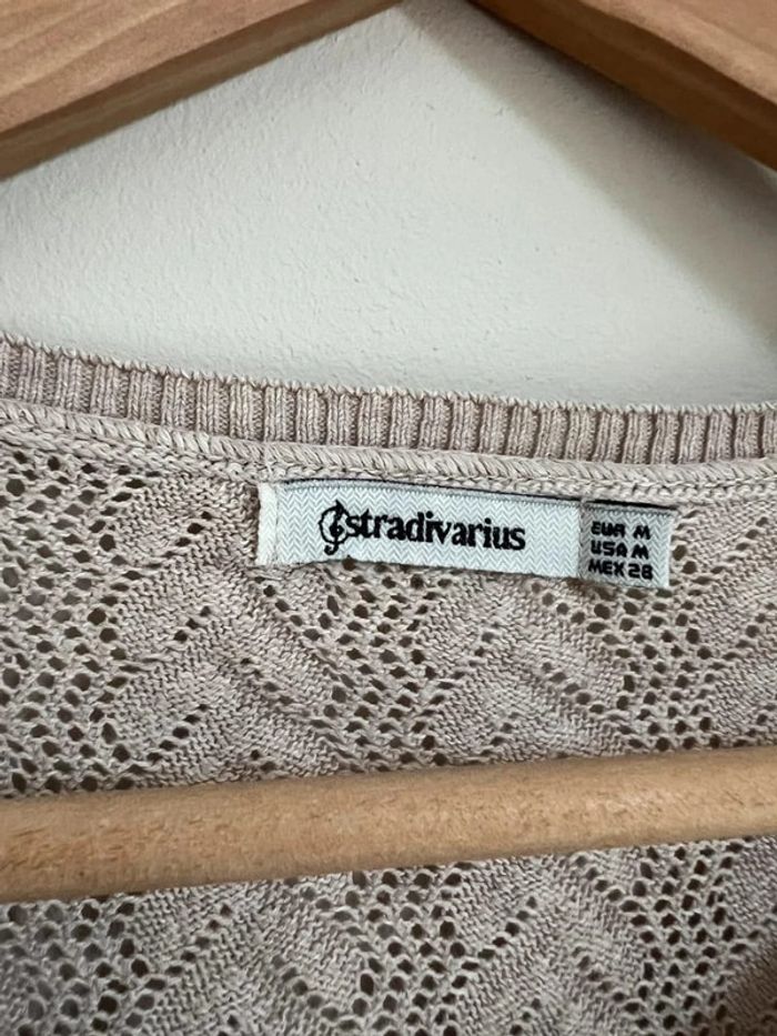 Pull beige Stradivarius - photo numéro 3