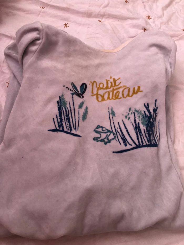 Pyjama velours fille Petit Bateau 18 mois