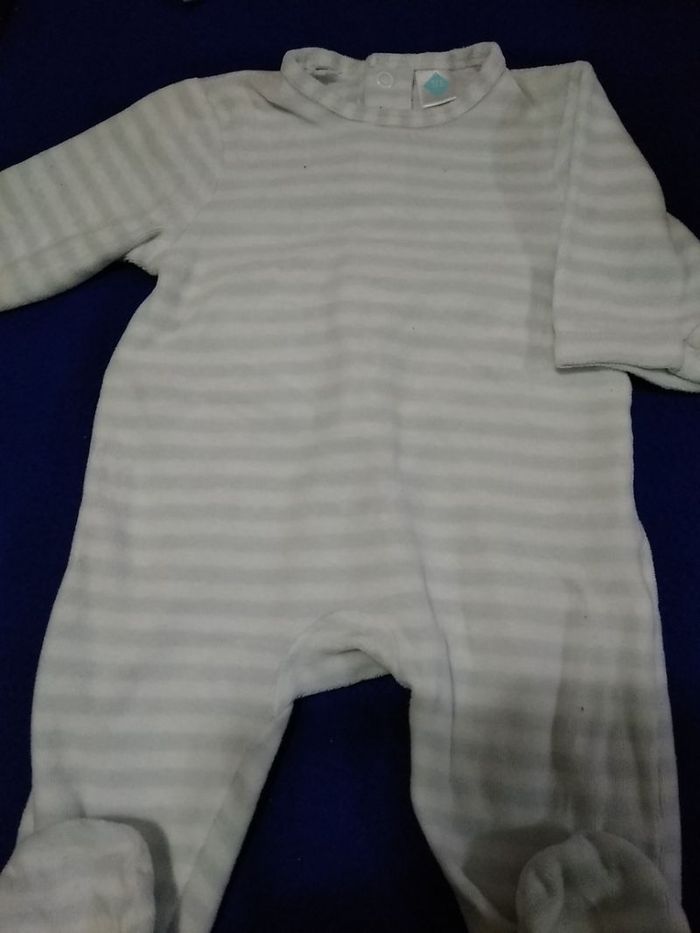 Pyjama velours bébé garçon 3 mois