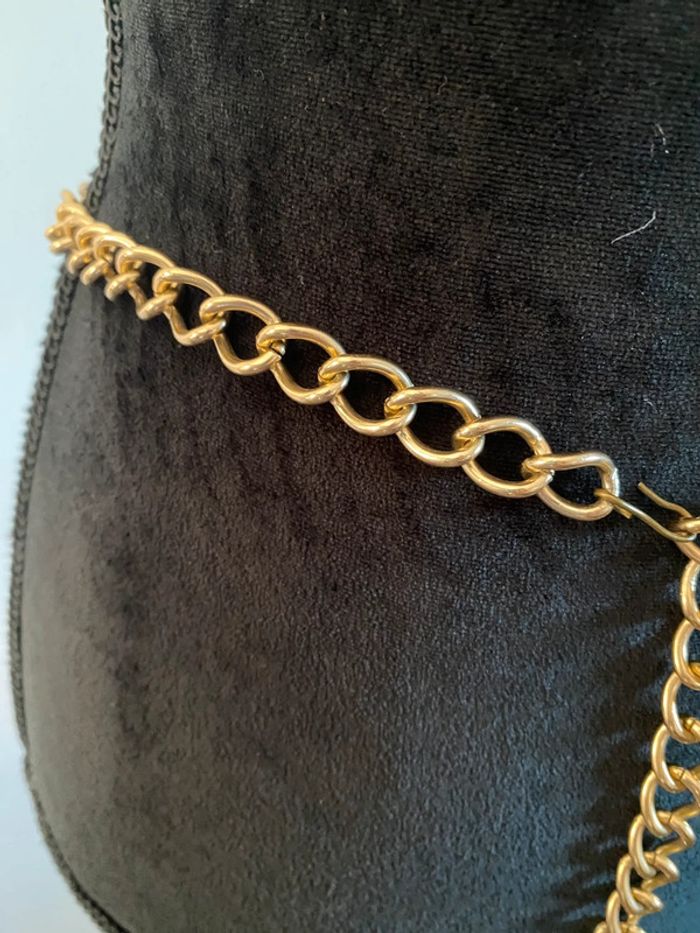 Ceinture chaîne maillon doré - photo numéro 8