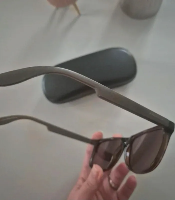 Lunettes de soleil Carrera homme – monture marron + étui - photo numéro 3