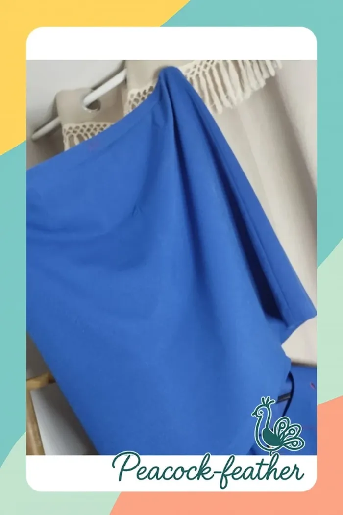 Tailleur bleu jupe 56 - photo numéro 8