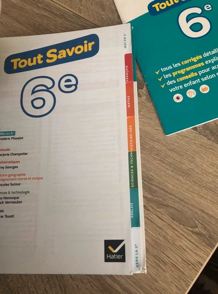 Livre tout Savoir 6ème - photo numéro 8
